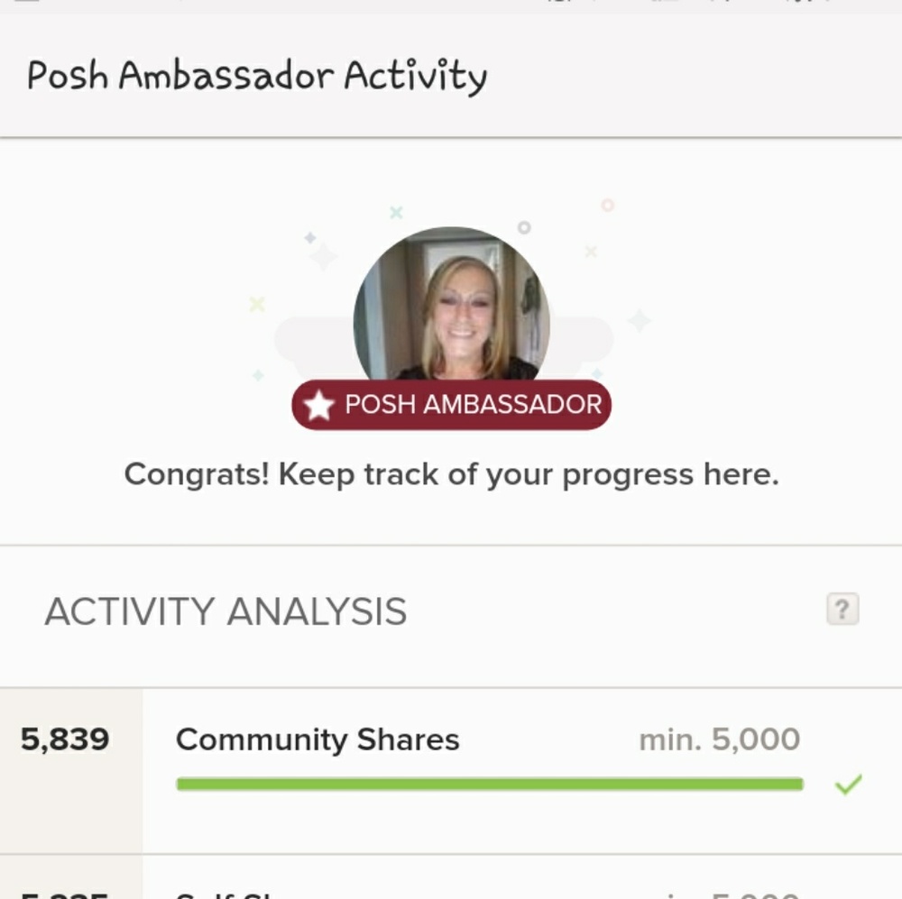 New posh Ambassador Status & Top Rated Seller!!!